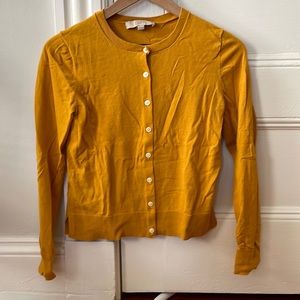 Loft marigold yellow cardigan
